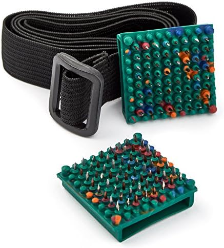 Lyapko Anti-Aging Acupuncture Applicator Droplet 3.5 Ag 64 Needles Each. Premium Cosmetic Flat Therapy Massage Tool. Unique Patented Acupressure Massager Pack of 2