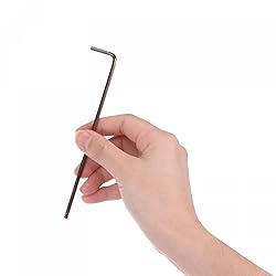 uxcell 3mm Ball End Hex Key Wrench, L Shaped Long