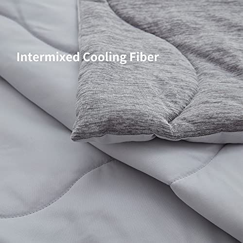 SunStyle Home Warm&Cooling Comforter Set All Season Down Alternative