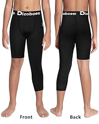 Dizoboee Youth Boys Compression Pants One Leg 3/4
