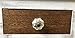 Antique Silver Mercury Glass Distressed Dresser Knob, Cabinet Pull