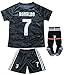 FCM 2019/2020 CR7 New #7 Cristiano Ronaldo Kids Soccer Jersey & Shorts Youth Sizes (New 2019/2020, 8-9 Years)