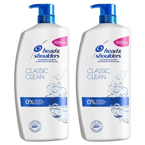 Head & Shoulders 2in1 Classic Clean Anti-Dandruff Shampoo Conditioner - Pack 2 x 1L