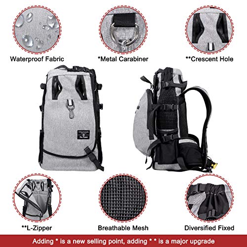 PROPLUMS 2021 Upgrade Dog Carrier Backpack for Small and Medium Dogs Pet Sport Sack Air for