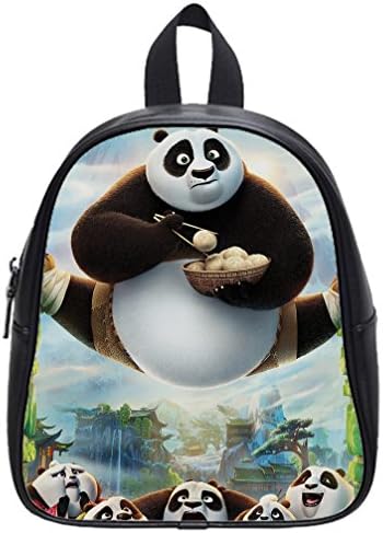 DONGMEN Wear& Slim &Dapper Kung Fu Panda PU Custom School Backpack Small