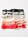 Hair Ties, Set of 6, Fall Winter Ombre by Lucky Girl Hair Ties