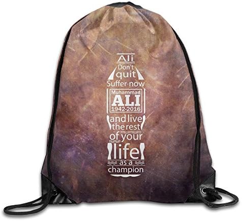 SAXON Unisex Lovely Mineral Bottles SAYING Drawstring Racksack