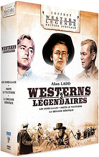 Alan Ladd - 3 westerns légendaires : Smith le Taciturne + Les Hors-la-Loi + La Brigade Héroïque - Pack