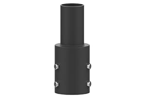 CFY LIGHTING Tenon Adapter for 3 inch Round Pole Vertical Bracket Adapter with Slip Fitter Mount (2 3/8inch) Mounting Bracket Accessories for Outdoor Shoebox Lighting Street Light Parking Lot Light