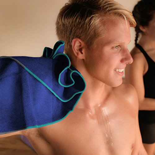 Cush Yoga Hand Towel - Ultra-Thick Microfiber Yoga Hand Towel - 600 gsm Ultra Thick for Bikram - Mat Size Yoga Towels Also Available - 16" x 25" - Thumbnail 2