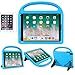 iPad 9.7 2018/2017 / Air 1/2 / Pro 9.7 Case for Kids - SUPLIK Duable Shockproof Protective Handle Bumper Stand Cover with Screen Protector for iPad 9.7 inch 5th/6th Generation, Blue primary