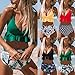 Women’s Swimsuit Mlide Sexy Two Pieces V-Neck Ruffle Bikini Set High Waist Printed Swimwear Redthumb 2