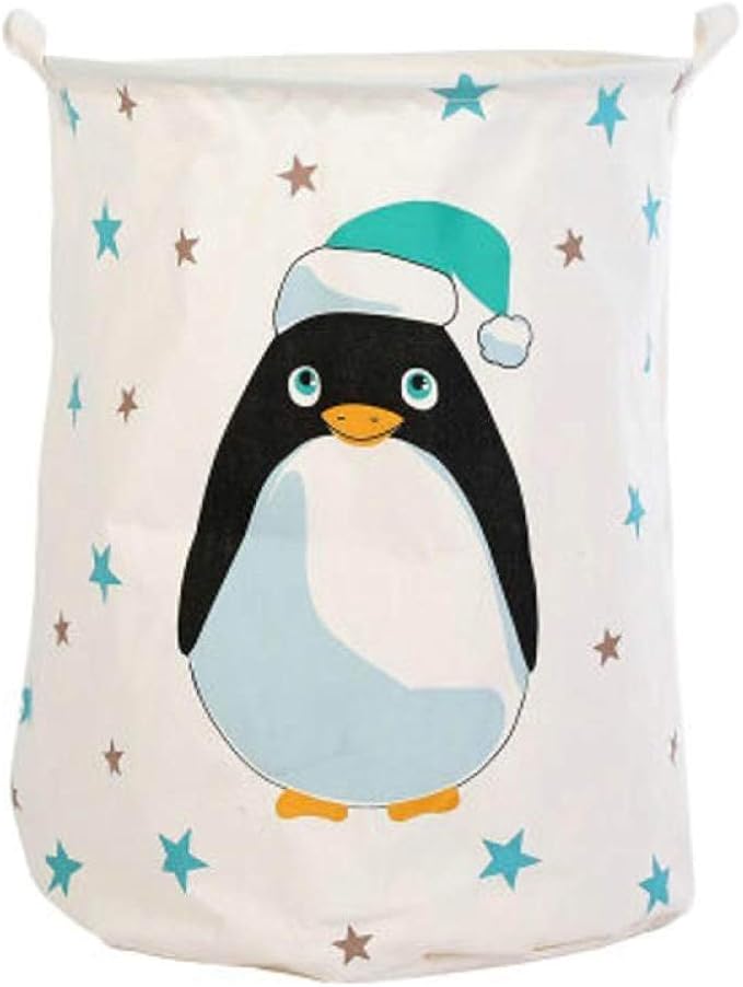 Cesta de lavandería, Cesta de lavadero a prueba de agua Pingüino Patrón