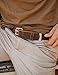 Hanks Legend - Men's Double Prong Leather Belt - Heavy Duty Belts - USA Made - 100 Year Warranty - Crazy Horse - Size 40