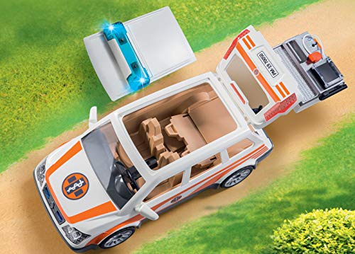 PLAYMOBIL City Life 70050 Notarzt-PKW mit Licht und Sound, Ab 4 Jahren – Bild 5