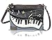 CHALA Mini Crossbody/Purse with Convertible Strap Stylish, Compact, Versatile - Piano - indigo