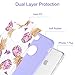 YINLAI iPhone 7/8 Plus Pineapple Case iPhone 7 Plus Case Silicone Rubber Bumper Hard PC Cover Cute Pineapple Pattern Design Shockproof Protective Phone Cases for Women iPhone 7 Plus Purple