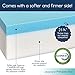 hiccapop Baby Crib Mattress [Dual Sided] - Firm & Soft Memory Foam Sides | Toddler & Baby Mattress