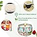 Scented Candles Gift Set, Natural Aromatherapy Candles Portable Travel Tin 2.5 oz, 100% Soy Wax Fragrance Candles for Stress Relief and Women Aromatherapy, 6 Pack (Scented Candles) (Scented)thumb 1
