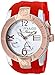MULCO Unisex MW5-1877-063 ILUSION CRESCENT Analog Display Swiss Quartz Red Watch