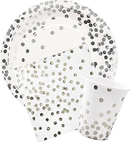 Silver Confetti Party Pack