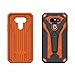 Zizo Static Cover for LG G5 [Military Grade] Case w/ [Built-in Kickstand] Shockproof Impact Dispersion Technology-Black/Orange