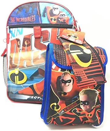 Character Super 5-Piece Backpack Set (Incredibles)