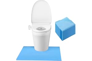 Disposable Toilet Mats Set of 30 for Toilets, Waterproof Urine Floor Protector, Non-Slip 60 Cm X 60 Cm/24 in X 24 in for Home
