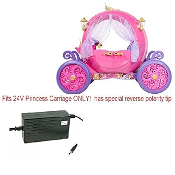 dynacraft disney princess carriage 24v 6ah battery
