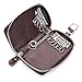 Aladin Large Leather Key Case Wallet with 12 Hooks & 1 Keychain / Ring for Women and Men Wine Red