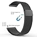 Balerion-Mesh band for fitbit blaze,Milanese Loop Stailess Steel Strap for Fitbit Blaze Fitness Watch(6.7-8.1 in) with Stylish Magnet Lock-L Black
