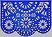 2 Pack. Mexican Papel Picado Banner.Colores de Primavera.Vibrant Colors Tissue Paper. Large Size Panels. Multicolored Flowers Design