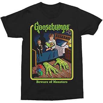 Amazon.com: Changes Goosebumps Bedtime Retro Scary T-Shirt: Clothing