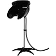 Portable Shampoo Bowl, Height & Angle Adjustable Hair Washing Sink with Drain Hose, Standing Salon Deep Shampoo Basin for Hairstylist and Home Services