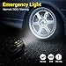 AUTLEAD 12V Tire Inflator 40L/Min C2 Portable Air Compressor with Quick Release Chuck, Digital Gauge, Emergency Light, Fast Inflating for Car, Bicycle, Ball, Balloon