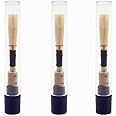 Jiayouy 3Pcs Oboe Reeds Medium Soft with Plastic Case/Tube Oboe Reed Woodwind Instrument Accessories Black