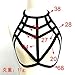 Harness Bra,Clearance! Sexy Women Ladies Hollow Strappy Bra Cage Crop Top Bustier Tops (Black, L)