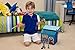 Clever Creations Kid's Toy Storage House Collapsible Storage Organizer | Yellow Bear and Small Cottage Design | Make Storage Fun & Easy | Cute Design for Kids | Easy to Build & Collapses in Seconds