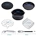 Air Fryer Accessories 7pcs for Gowise Phillips and Cozyna, fit all 3.7QT 5.3QT with 7 Inch Diameter by KINDEN