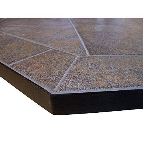 Dreffco 40" x 40" Tahitian Woodstove or Pellet Stove Protective Corner Hearth Pad