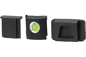 LUCKDANO Viewfinder, Camera Eyecup Eyepiece Camera with Cold Shoe Cover Plastic and Rubber for DK‑5