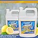MiracleMist Instant Mold and Mildew Stain Remover for Indoor and Outdoor Use - Long Lasting Bathroom, Deck, Concrete, Vinyl, Tile Cleaner, 1 Gallon…