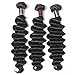 Usheen Hair Brazilian Virgin Hair Loose Wave 3 Bundles Grade 7A Loose Curly Weave Human Hair Extensions Loose Deep Wave Hair Bundles Natural Color
