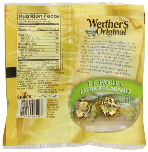Werther's Original Caramel, Apple Filled, 2.65-Ounce (Pack of 12) - Thumbnail 2