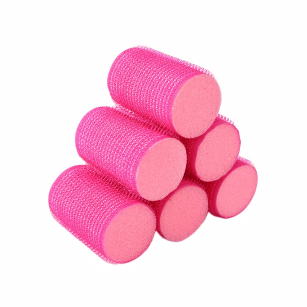 Zopseet 6 Pcs Sponge Hair Rollers Foam Curlers Tools Hairdressing Curlers Tools Hair Styling for Women and Girls (Random Color) (6)