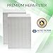 Altec Filters HEPA Premium Quality Replacement Filters Compatible with HPA200 Filter R Air Purifier, 2 Pack Fits HPA090, HPA100, HPA200, HPA300 HW HRF-R2 (HRF-R2 2 Pack)