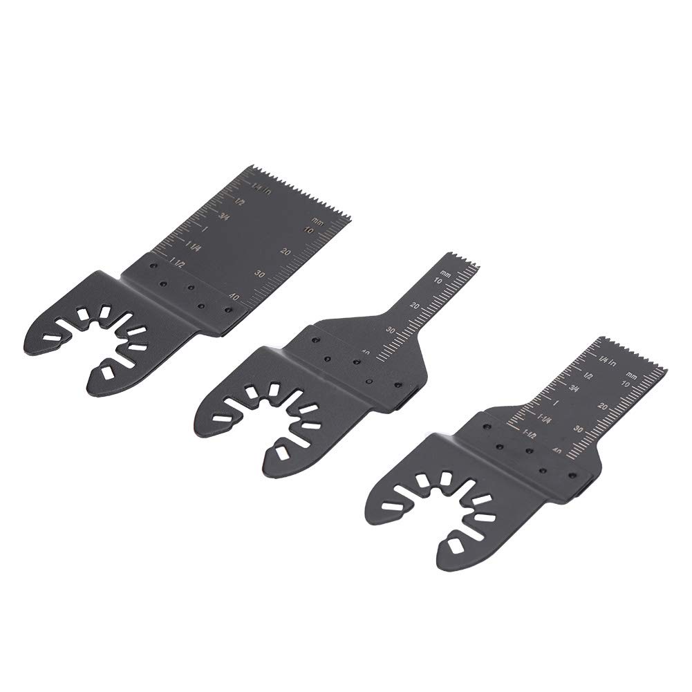 Oscillating Multi Tool Saw Blades, 10mm/20mm/34mm Saw Blades Precision Cutting Tool Oscillating Blades Cutting Disc for Metal Wood Plastic 3pcs