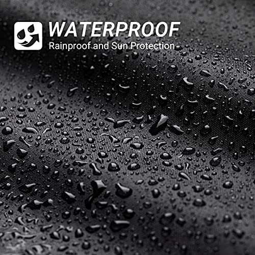 Favoto Waterproof Motorcycle Cover, Dust, Rain, Wind, Bird Droppings, Anti-Theft Cover for Motorcycle, Motorcycle, Scooter, 245 x 105 x 125 cm (XXL)