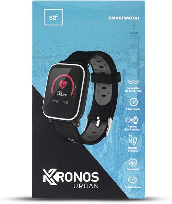 Stf Smartwatch Urban Kronos Negro Outlet Store, UP TO 62% OFF |  www.elmonstruodelasgalletas.com