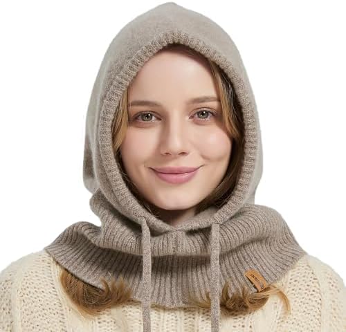 CozyChic Ribbed Balaclava - Cozy Knit Hat Scarf Mask Barefoot Dreams® CozyChic® Ribbed Balaclava, Black, One Size  main image 3
